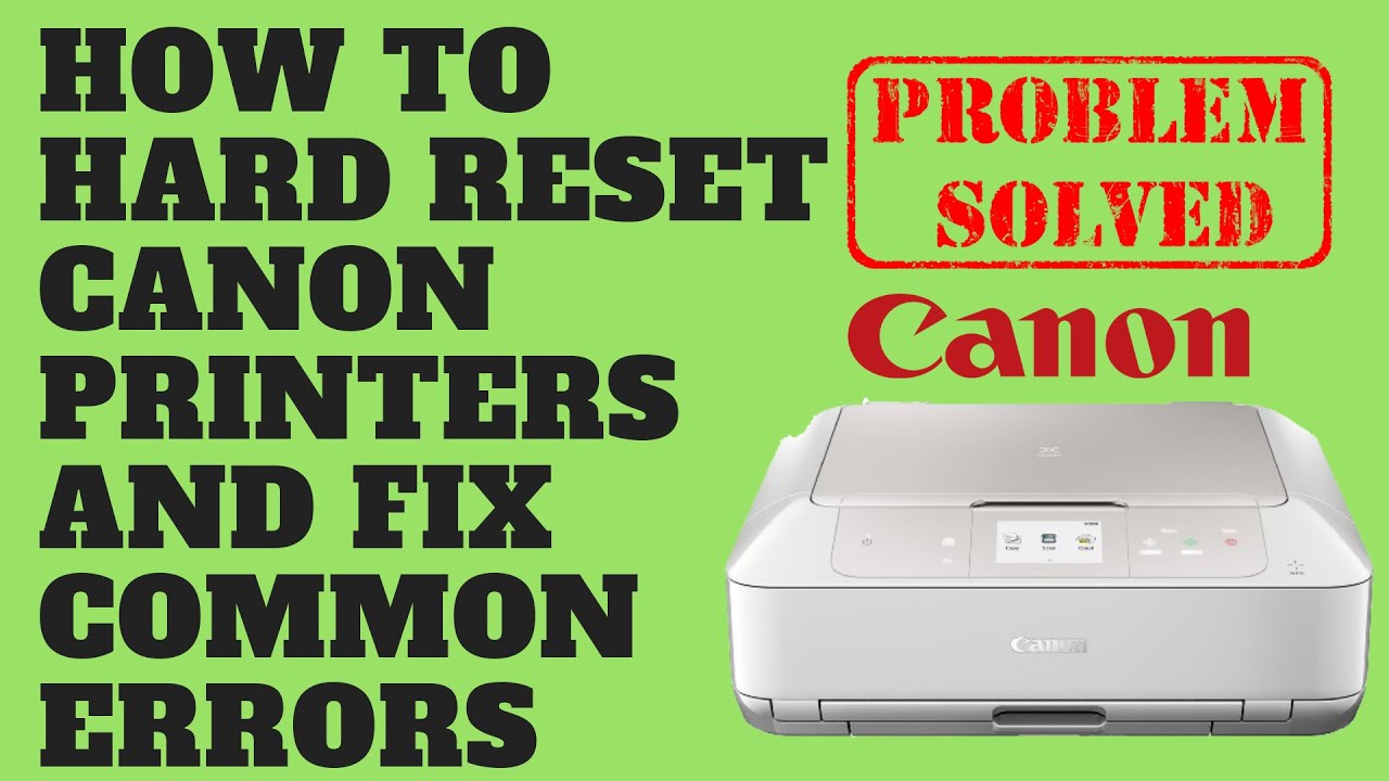 Reset printer default settings